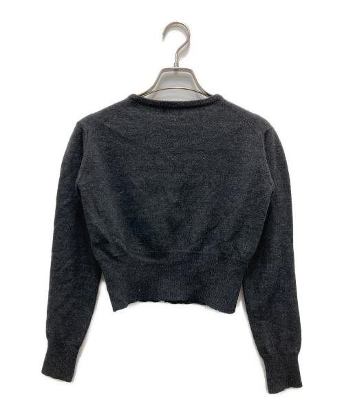 Vivienne Westwood（ヴィヴィアンウエストウッド）Vivienne Westwood (ヴィヴィアンウエストウッド) ウールニットカーディガン グレー サイズ:40の古着・服飾アイテム