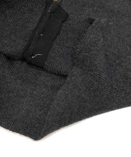 Vivienne Westwood（ヴィヴィアンウエストウッド）Vivienne Westwood (ヴィヴィアンウエストウッド) ウールニットカーディガン グレー サイズ:40の古着・服飾アイテム