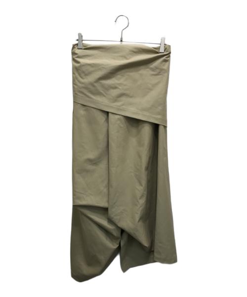 ISSEY MIYAKE（イッセイミヤケ）ISSEY MIYAKE (イッセイミヤケ) SIMPLE ENSEMBLE/パンツ ベージュ サイズ:2の古着・服飾アイテム