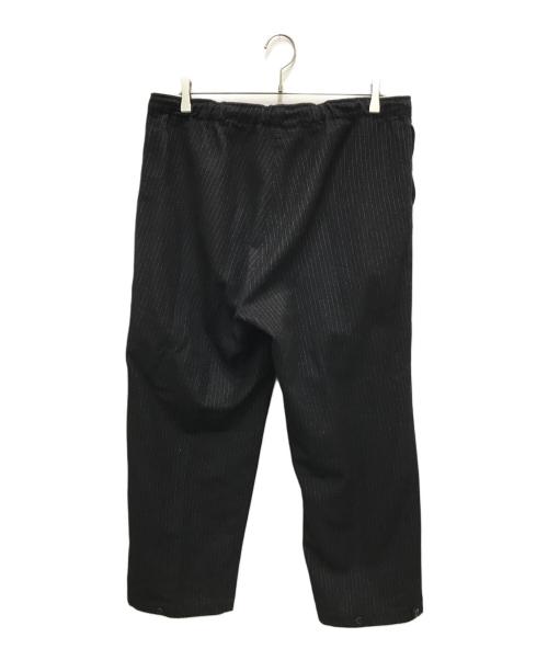 HEUGN（ユーゲン）HEUGN (ユーゲン) ピンストライプウールパンツ ブラック サイズ:2の古着・服飾アイテム