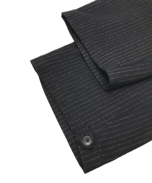 HEUGN（ユーゲン）HEUGN (ユーゲン) ピンストライプウールパンツ ブラック サイズ:2の古着・服飾アイテム