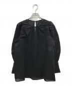 ANAYIアナイ）の古着「カットワークブラウス」｜ブラック