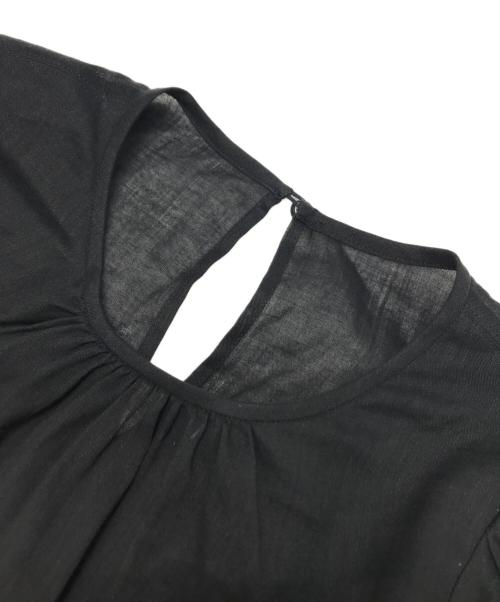 ANAYI（アナイ）ANAYI (アナイ) カットワークブラウス ブラック サイズ:38の古着・服飾アイテム