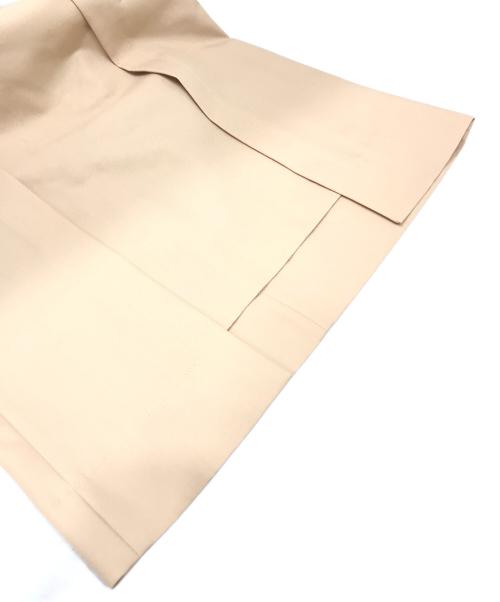 ebure（エブール）ebure (エブール) フロントタックデザインスカート ベージュ サイズ:38の古着・服飾アイテム