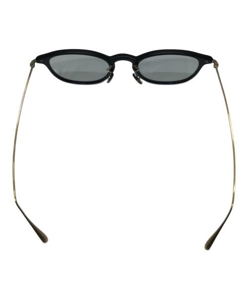 OLIVER PEOPLES（オリバーピープルズ）OLIVER PEOPLES (オリバーピープルズ) サングラス ブラック×ゴールド サイズ:47□21-145の古着・服飾アイテム
