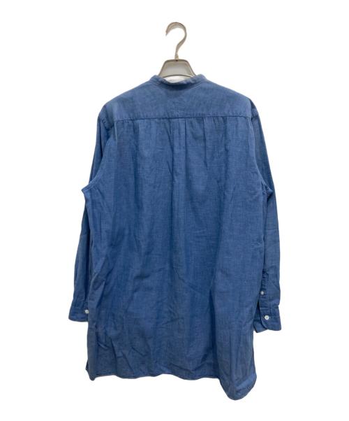 COMOLI（コモリ）COMOLI (コモリ) ベタシャンバドカラーシャツ ブルー サイズ:1の古着・服飾アイテム