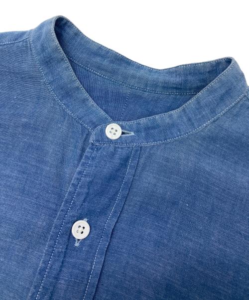 COMOLI（コモリ）COMOLI (コモリ) ベタシャンバドカラーシャツ ブルー サイズ:1の古着・服飾アイテム