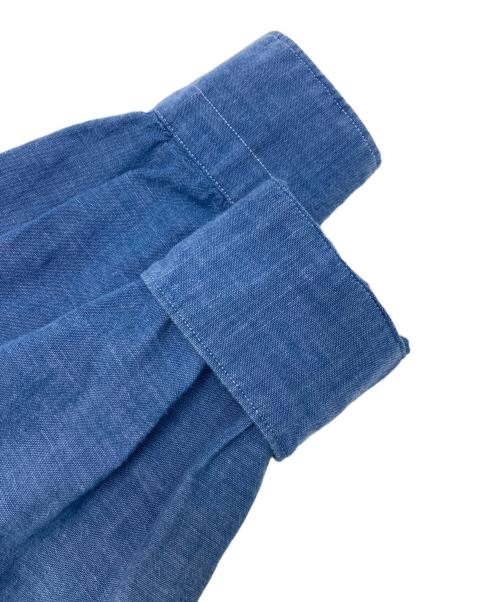 COMOLI（コモリ）COMOLI (コモリ) ベタシャンバドカラーシャツ ブルー サイズ:1の古着・服飾アイテム
