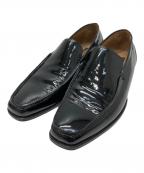 SUTOR MANTELLASSIストール・マンテラッシ）の古着「パテントローファー」｜ブラック