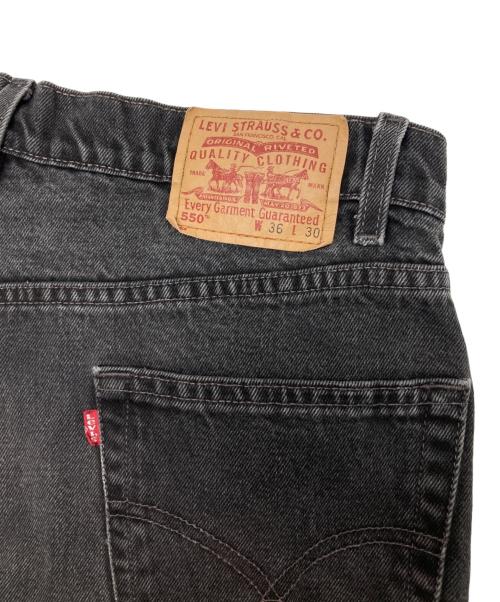 LEVI'S（リーバイス）LEVI'S (リーバイス) 後染550ブラックデニム インディゴ サイズ:W36 L30の古着・服飾アイテム