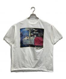 JERZEES（ジャージーズ）の古着「90`S サルバドール・ダリ アートＴシャツ」｜ホワイト