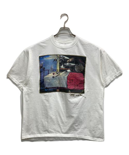 JERZEES（ジャージーズ）JERZEES (ジャージーズ) 90`S サルバドール・ダリ アートＴシャツ ホワイト サイズ:XLの古着・服飾アイテム
