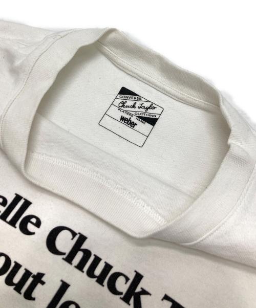 CONVERSE ADDICT（コンバース アディクト）CONVERSE ADDICT (コンバース アディクト) PRINTED T-SHIRT ホワイト サイズ:3の古着・服飾アイテム