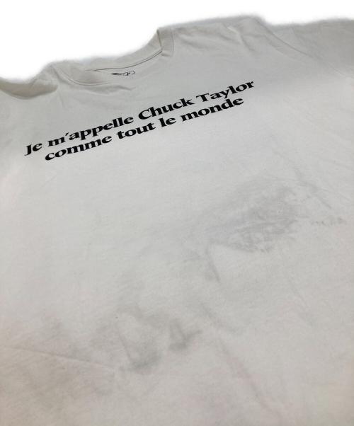 CONVERSE ADDICT（コンバース アディクト）CONVERSE ADDICT (コンバース アディクト) PRINTED T-SHIRT ホワイト サイズ:3の古着・服飾アイテム