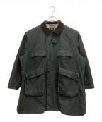 Barbour×KAPTAIN SUNSHINEバブアー×キャプテンサンシャイン）の古着「スタンドカラートラベラーコート」｜カーキ