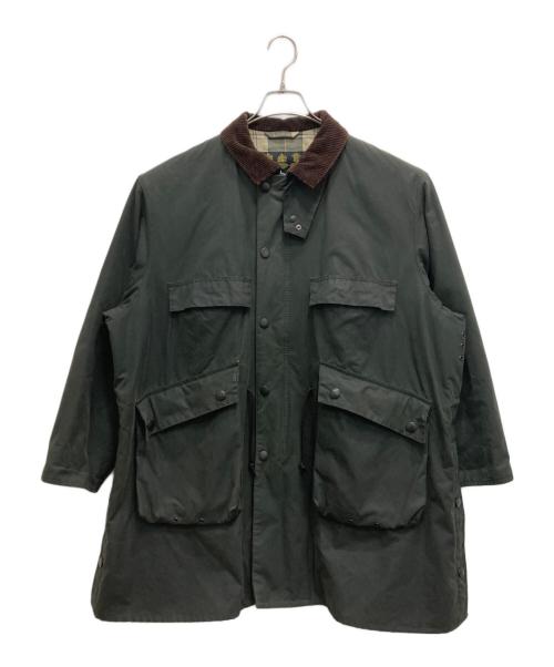 Barbour（バブアー）Barbour (バブアー) KAPTAIN SUNSHINE (キャプテンサンシャイン) スタンドカラートラベラーコート カーキ サイズ:36の古着・服飾アイテム