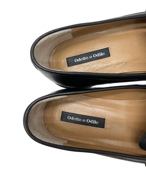 Odette e Odile（オデットエオディール）Odette e Odile (オデットエオディール) ローファー ブラック サイズ:24 1/2の古着・服飾アイテム