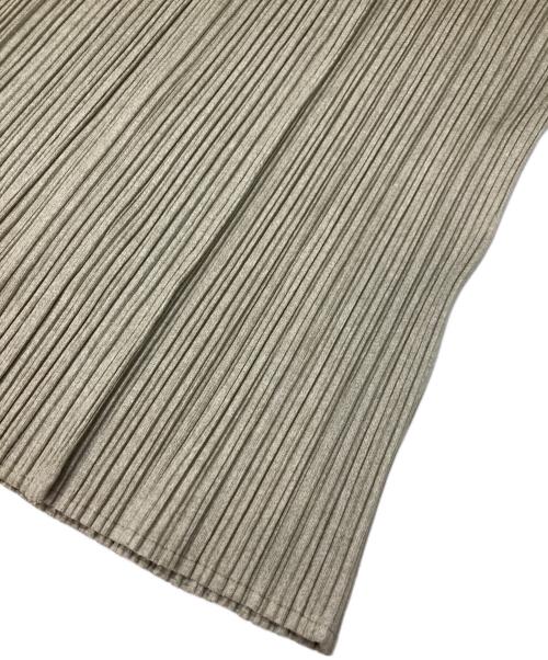 PLEATS PLEASE（プリーツプリーズ）PLEATS PLEASE (プリーツプリーズ) プリーツカットソー グリーン サイズ:3の古着・服飾アイテム