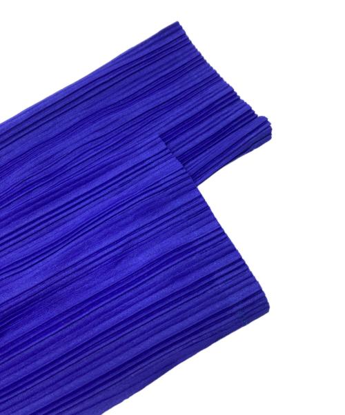 PLEATS PLEASE（プリーツプリーズ）PLEATS PLEASE (プリーツプリーズ) プリーツカットソー ブルー サイズ:3の古着・服飾アイテム