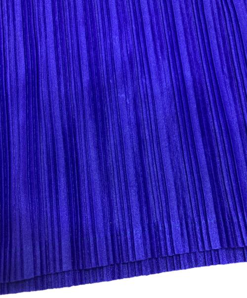 PLEATS PLEASE（プリーツプリーズ）PLEATS PLEASE (プリーツプリーズ) プリーツカットソー ブルー サイズ:3の古着・服飾アイテム