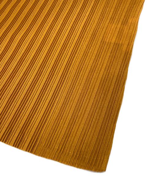 PLEATS PLEASE（プリーツプリーズ）PLEATS PLEASE (プリーツプリーズ) プリーツカットソー ブラウン サイズ:3の古着・服飾アイテム