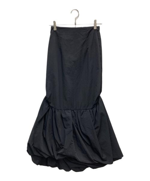 pinue（ピヌエ）pinue (ピヌエ) バルーンヘムスカート ブラック サイズ:Mの古着・服飾アイテム