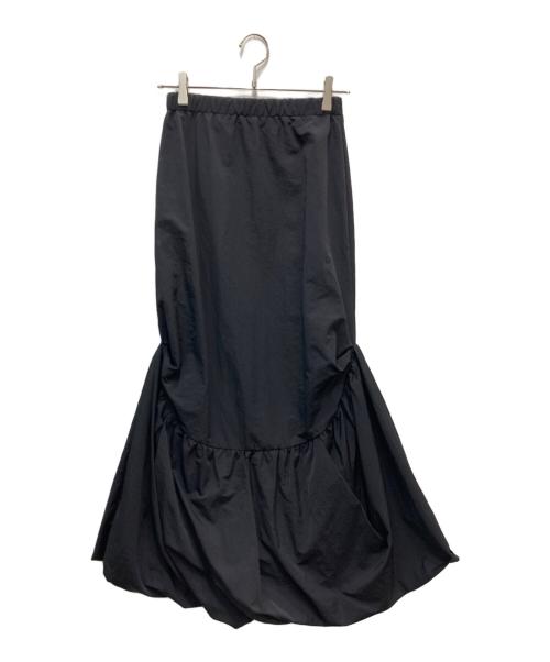 pinue（ピヌエ）pinue (ピヌエ) バルーンヘムスカート ブラック サイズ:Mの古着・服飾アイテム