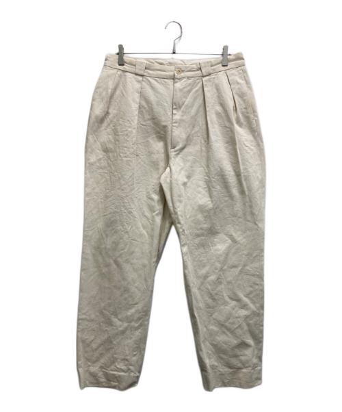 KAPTAIN SUNSHINE（キャプテンサンシャイン）KAPTAIN SUNSHINE (キャプテンサンシャイン) 2Pleats Tapered Trousers ベージュ サイズ:34の古着・服飾アイテム