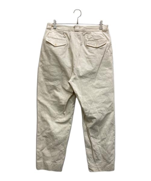 KAPTAIN SUNSHINE（キャプテンサンシャイン）KAPTAIN SUNSHINE (キャプテンサンシャイン) 2Pleats Tapered Trousers ベージュ サイズ:34の古着・服飾アイテム