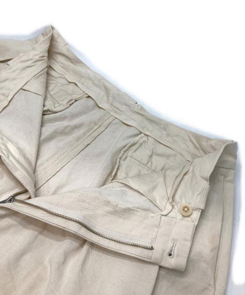 KAPTAIN SUNSHINE（キャプテンサンシャイン）KAPTAIN SUNSHINE (キャプテンサンシャイン) 2Pleats Tapered Trousers ベージュ サイズ:34の古着・服飾アイテム