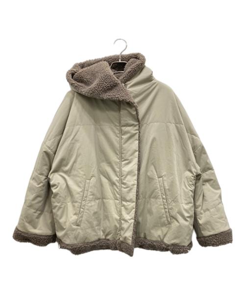 GALLARDA GALANTE（ガリャルダガランテ）GALLARDA GALANTE (ガリャルダガランテ) リバーシブルボアブルゾン ベージュ サイズ:FREEの古着・服飾アイテム