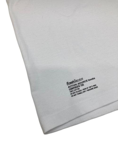 FreshService（フレッシュサービス）FreshService (フレッシュサービス) AS×FS CORPORATE S/S TEE“PLAYFUL” ホワイト サイズ:Sの古着・服飾アイテム