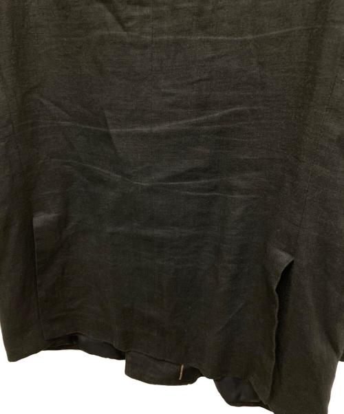 J.PRESS（ジェイプレス）J.PRESS (ジェイプレス) リネン混ダブルジャケット ブラック サイズ:170の古着・服飾アイテム