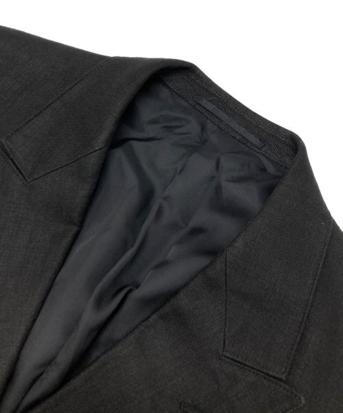 J.PRESS（ジェイプレス）J.PRESS (ジェイプレス) リネン混ダブルジャケット ブラック サイズ:170の古着・服飾アイテム