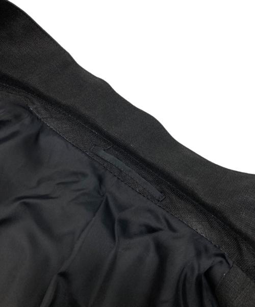 J.PRESS（ジェイプレス）J.PRESS (ジェイプレス) リネン混ダブルジャケット ブラック サイズ:170の古着・服飾アイテム