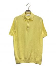 FILIPPO DE LAURENTIIS（フィリッポ・デ・ローレンティス）の古着「パイルポロシャツ」｜イエロー