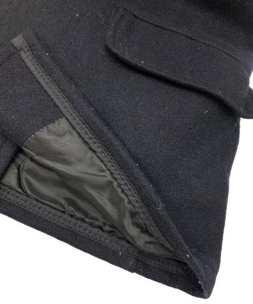 Schott（ショット）schott (ショット) レザー切替Pコート ネイビー サイズ:36の古着・服飾アイテム