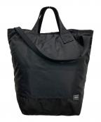 PORTER×KAPTAIN SUNSHINEポーター×キャプテンサンシャイン）の古着「Quilting Military Nylon Tote SMALL」｜ブラック