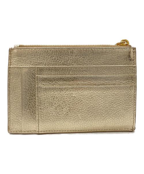 MIU MIU（ミュウミュウ）MIU MIU (ミュウミュウ) 財布 ゴールドの古着・服飾アイテム