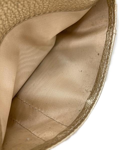 MIU MIU（ミュウミュウ）MIU MIU (ミュウミュウ) 財布 ゴールドの古着・服飾アイテム