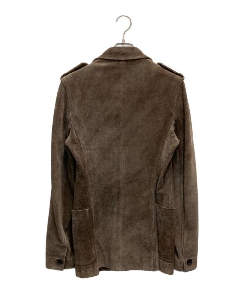 MIU MIU（ミュウミュウ）MIU MIU (ミュウミュウ) スウェードジャケット ベージュ サイズ:48の古着・服飾アイテム