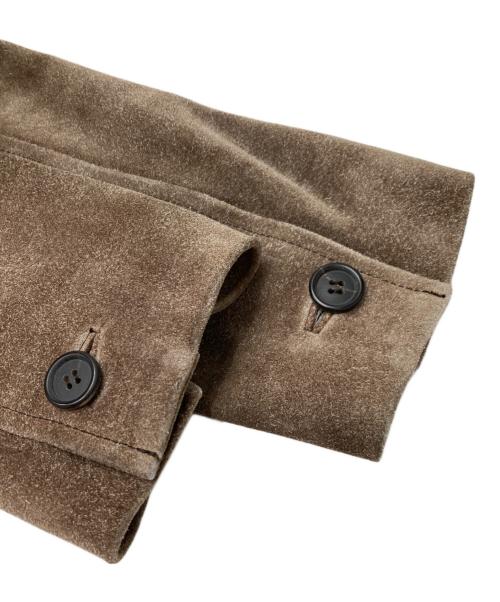 MIU MIU（ミュウミュウ）MIU MIU (ミュウミュウ) スウェードジャケット ベージュ サイズ:48の古着・服飾アイテム