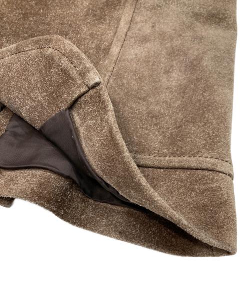 MIU MIU（ミュウミュウ）MIU MIU (ミュウミュウ) スウェードジャケット ベージュ サイズ:48の古着・服飾アイテム