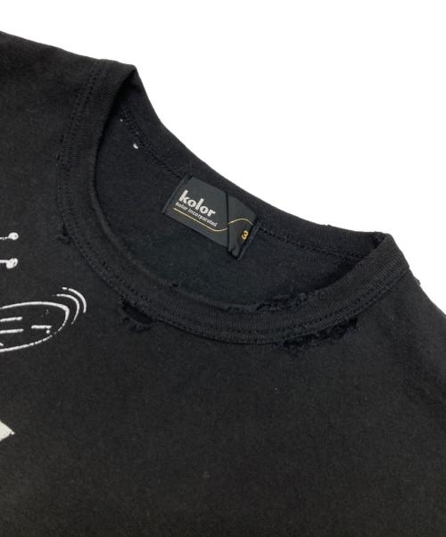 kolor/BEACON（カラービーコン）kolor/BEACON (カラービーコン) Honey Tシャツ ブラック サイズ:3の古着・服飾アイテム