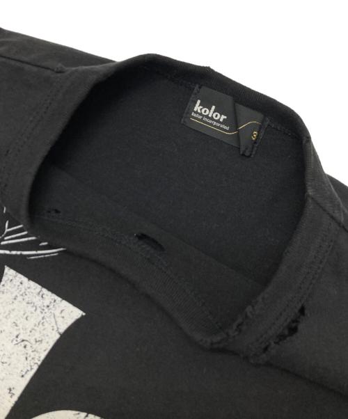 kolor/BEACON（カラービーコン）kolor/BEACON (カラービーコン) Honey Tシャツ ブラック サイズ:3の古着・服飾アイテム