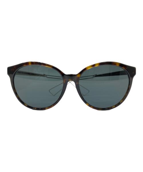 Christian Dior（クリスチャン ディオール）Christian Dior (クリスチャン ディオール) CONFIDENT1F ハバナ・ホワイト サイズ:57-16の古着・服飾アイテム