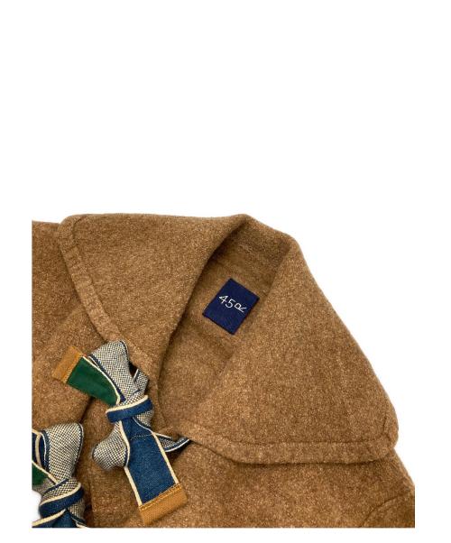45R（フォーティファイブ・アール）45R (フォーティファイブ・アール) 縮絨のダッフルボレロ ブラウン サイズ:不明（実寸参照）の古着・服飾アイテム