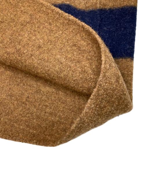 45R（フォーティファイブ・アール）45R (フォーティファイブ・アール) 縮絨のダッフルボレロ ブラウン サイズ:不明（実寸参照）の古着・服飾アイテム