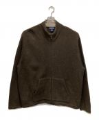 LAND'S ENDランズエンド）の古着「ドライバーズニット」｜ブラウン