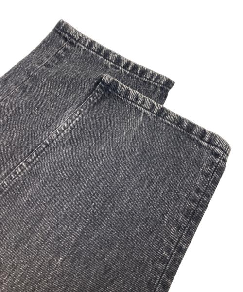 JOHN LAWRENCE SULLIVAN（ジョン ローレンス サリバン）JOHN LAWRENCE SULLIVAN (ジョン ローレンス サリバン) GRADATION FLOC PRINTED DENIM 5POCKET ブラック サイズ:46の古着・服飾アイテム